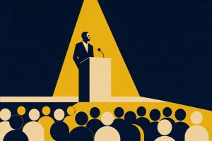 Spotlight on the speaker